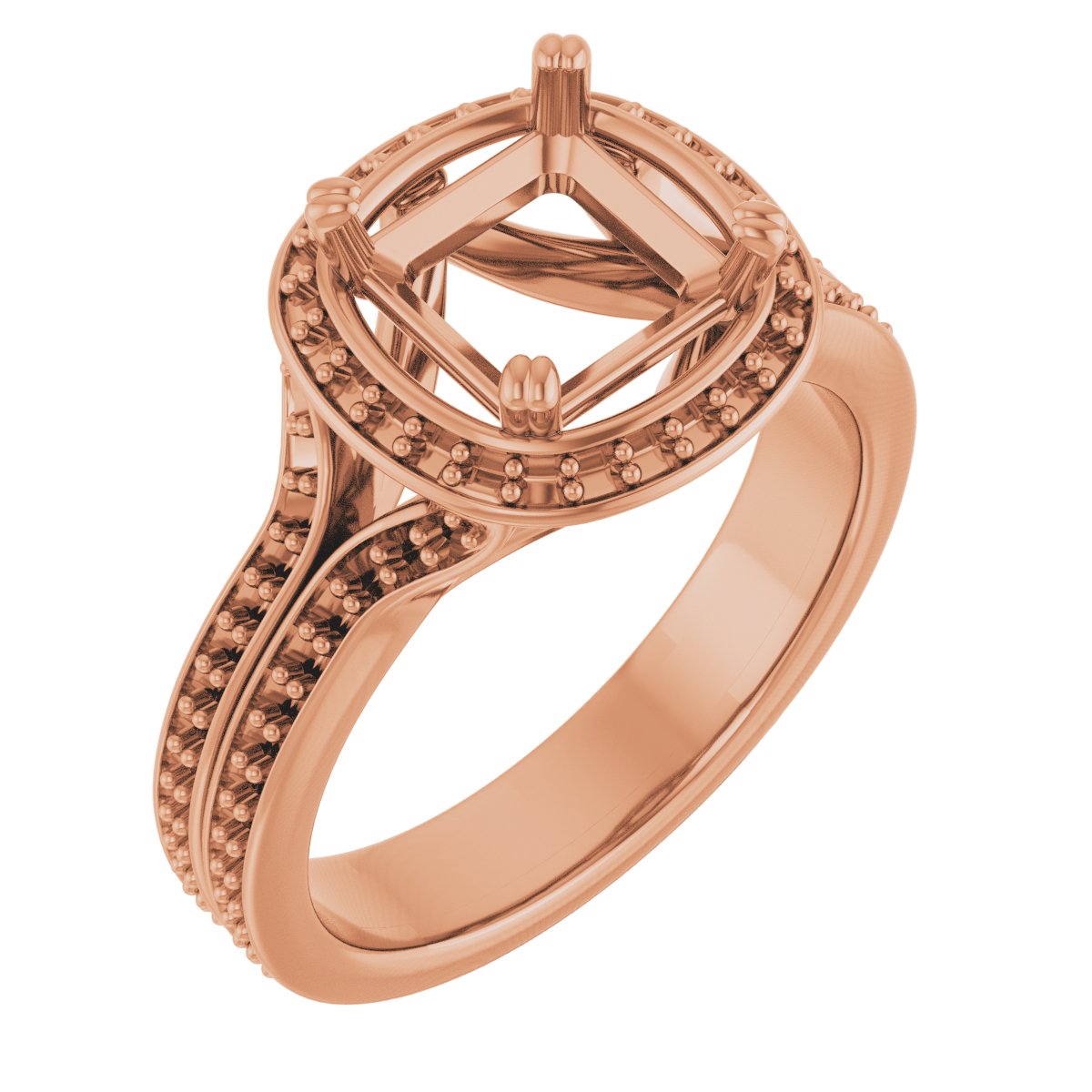 Halo-Style Engagement Ring
