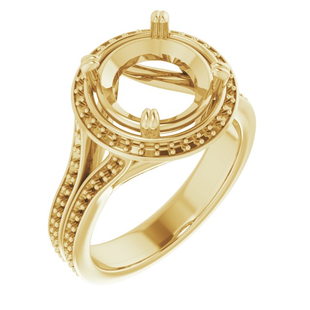 Halo-Style Engagement Ring