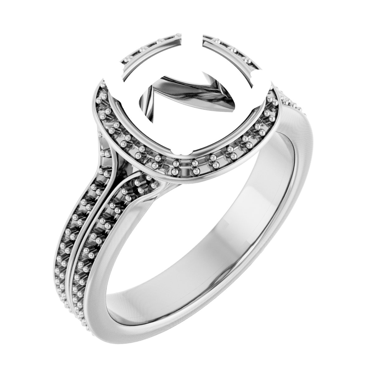 Halo-Style Engagement Ring