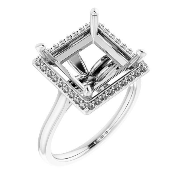 Halo-Style Engagement Ring