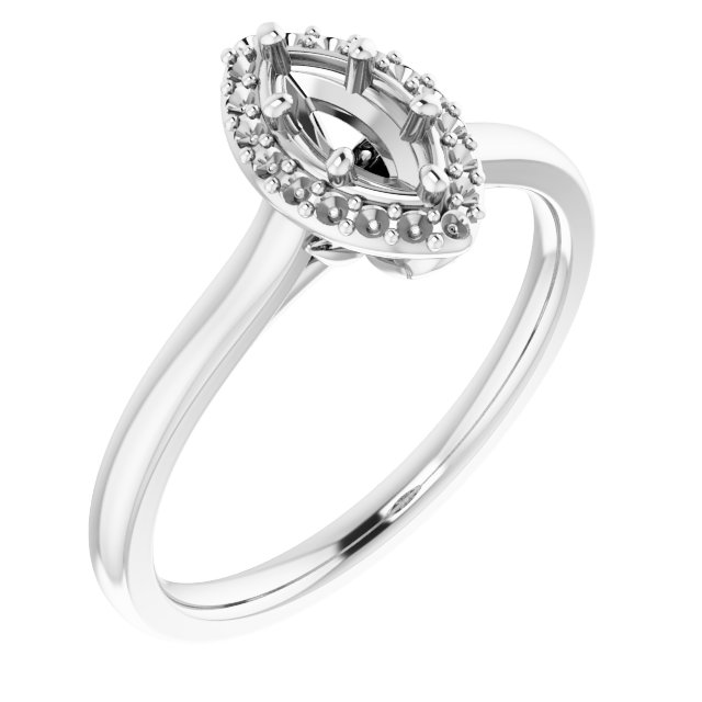 Halo-Style Engagement Ring
