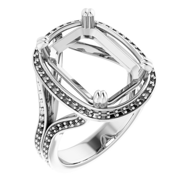 Halo-Style Engagement Ring