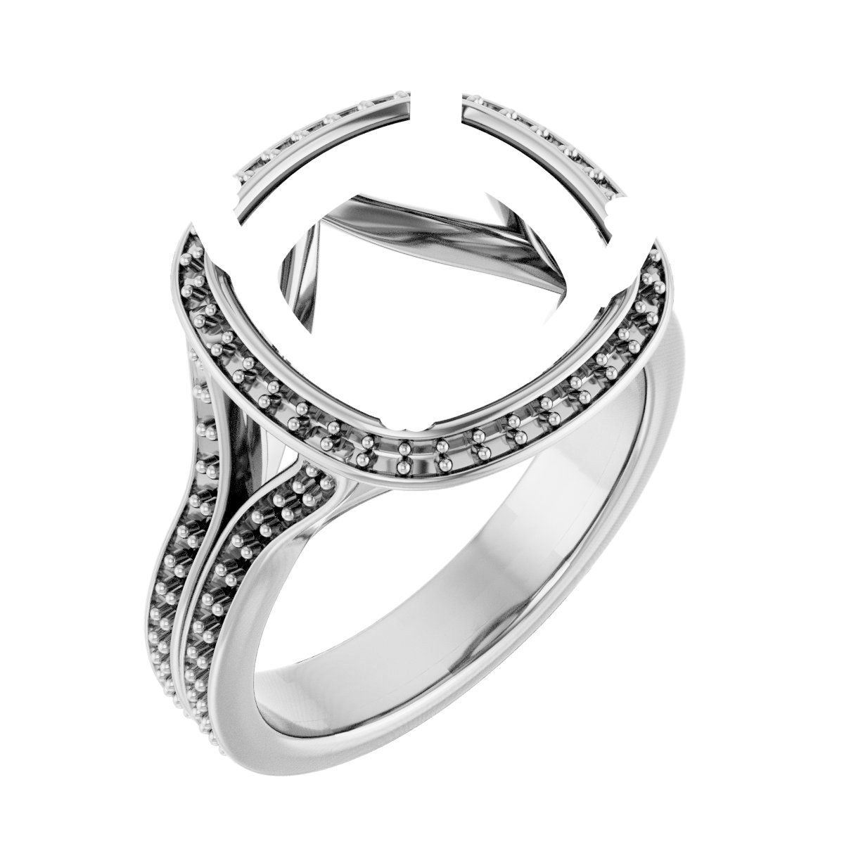 Halo-Style Engagement Ring