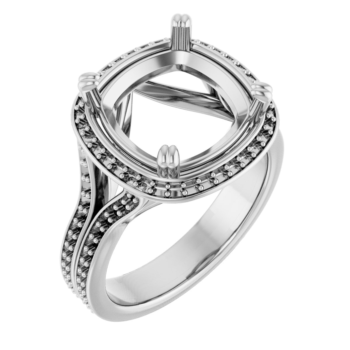 Halo-Style Engagement Ring