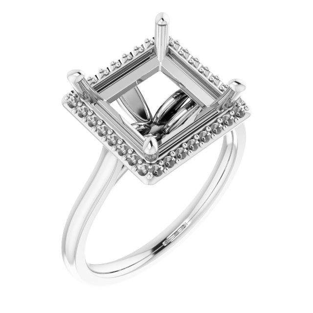 Halo-Style Engagement Ring