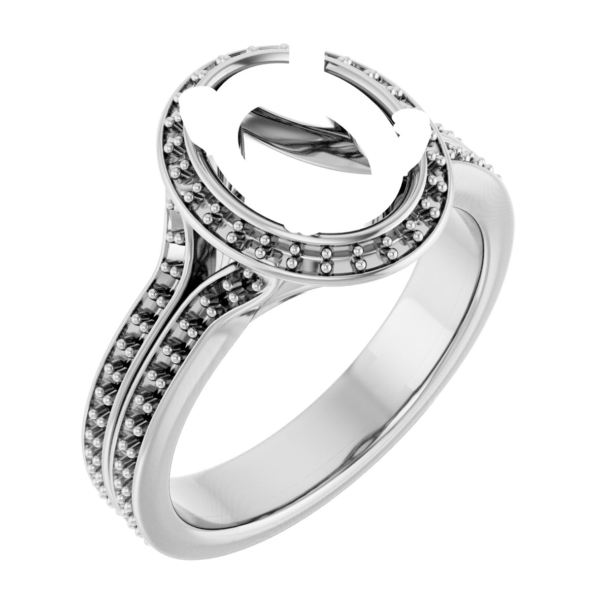 Halo-Style Engagement Ring