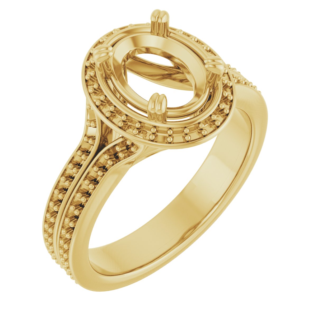 Halo-Style Engagement Ring
