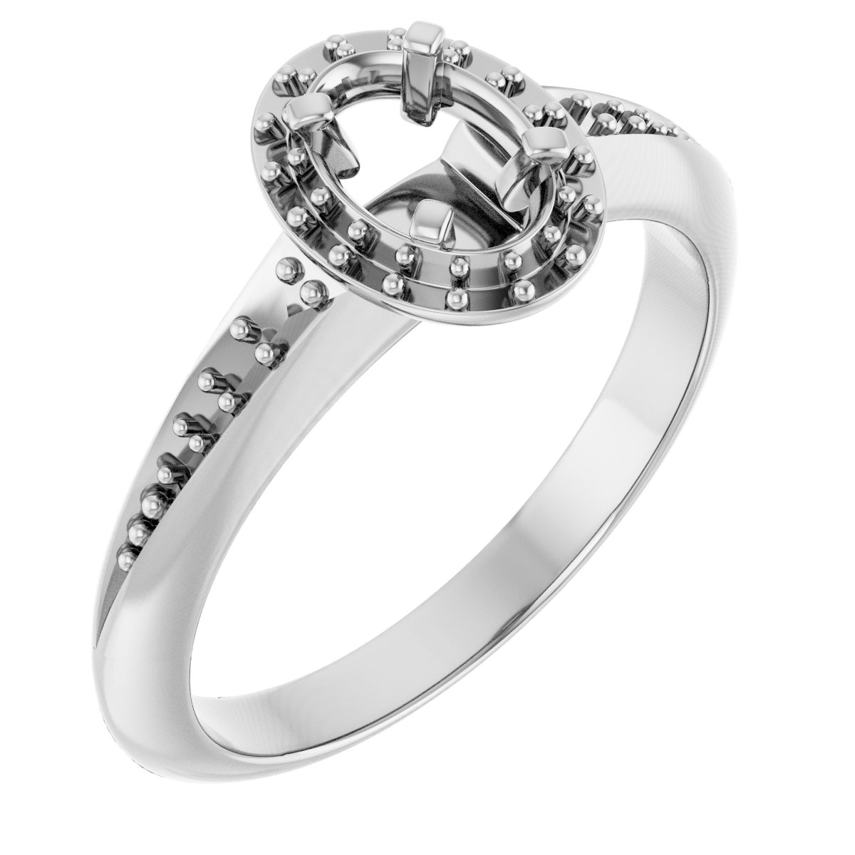 Halo-Style Engagement Ring