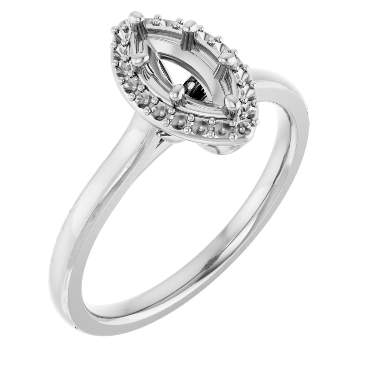 Halo-Style Engagement Ring