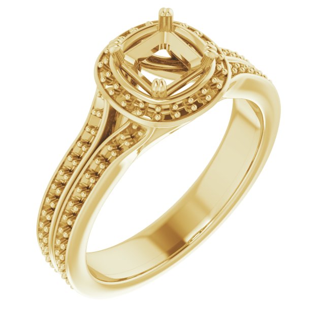 Halo-Style Engagement Ring