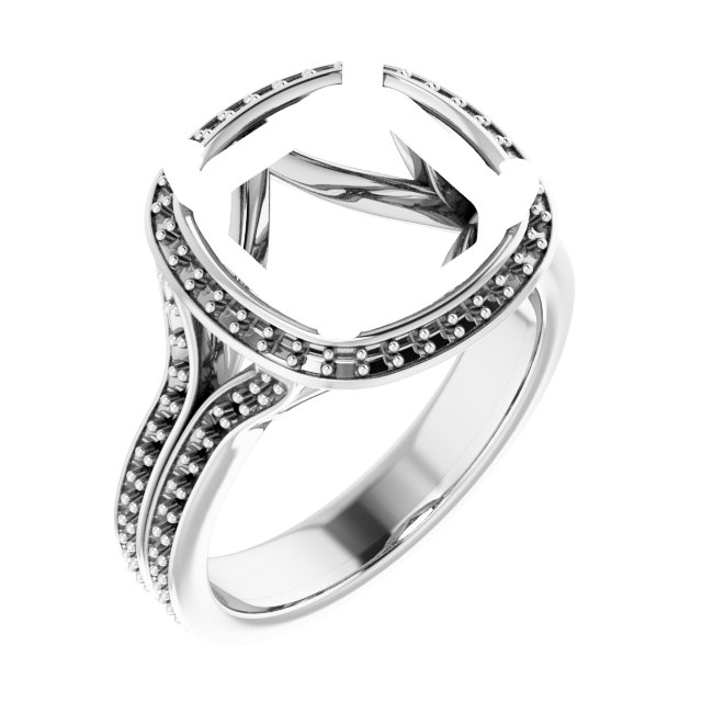 Halo-Style Engagement Ring