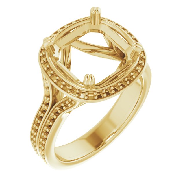 Halo-Style Engagement Ring