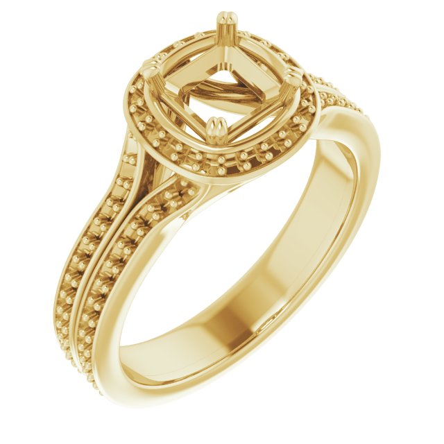 Halo-Style Engagement Ring
