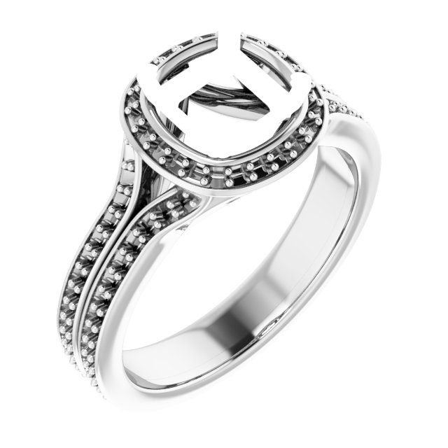 Halo-Style Engagement Ring