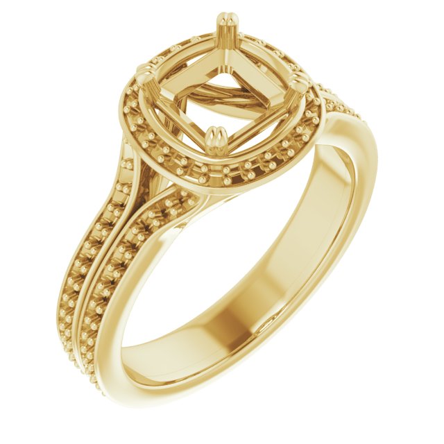 Halo-Style Engagement Ring
