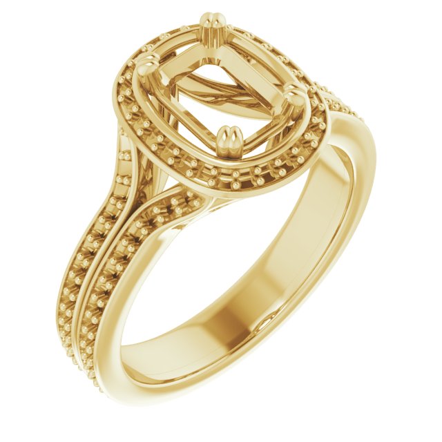 Halo-Style Engagement Ring