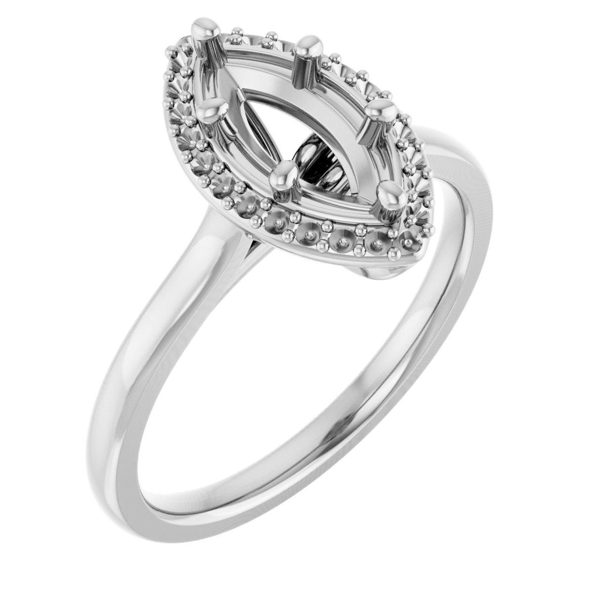 Halo-Style Engagement Ring
