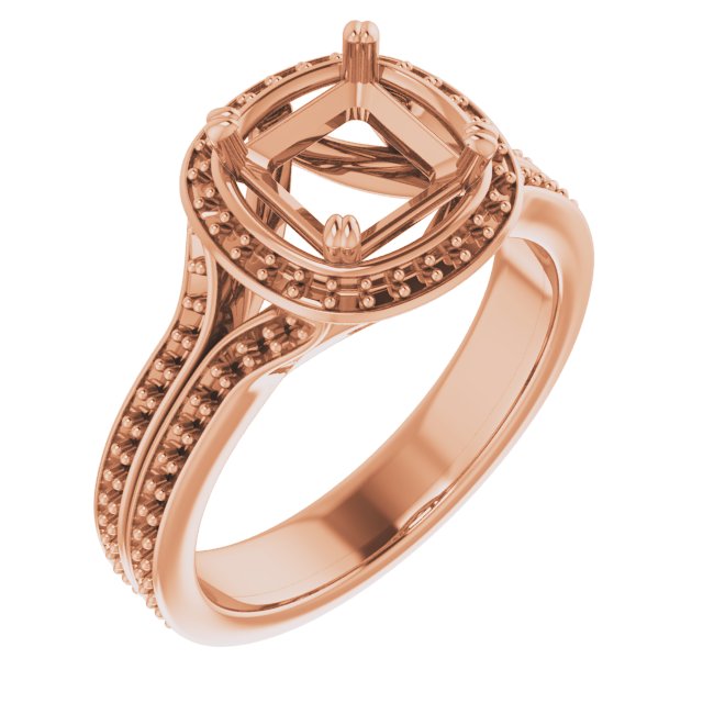 Halo-Style Engagement Ring