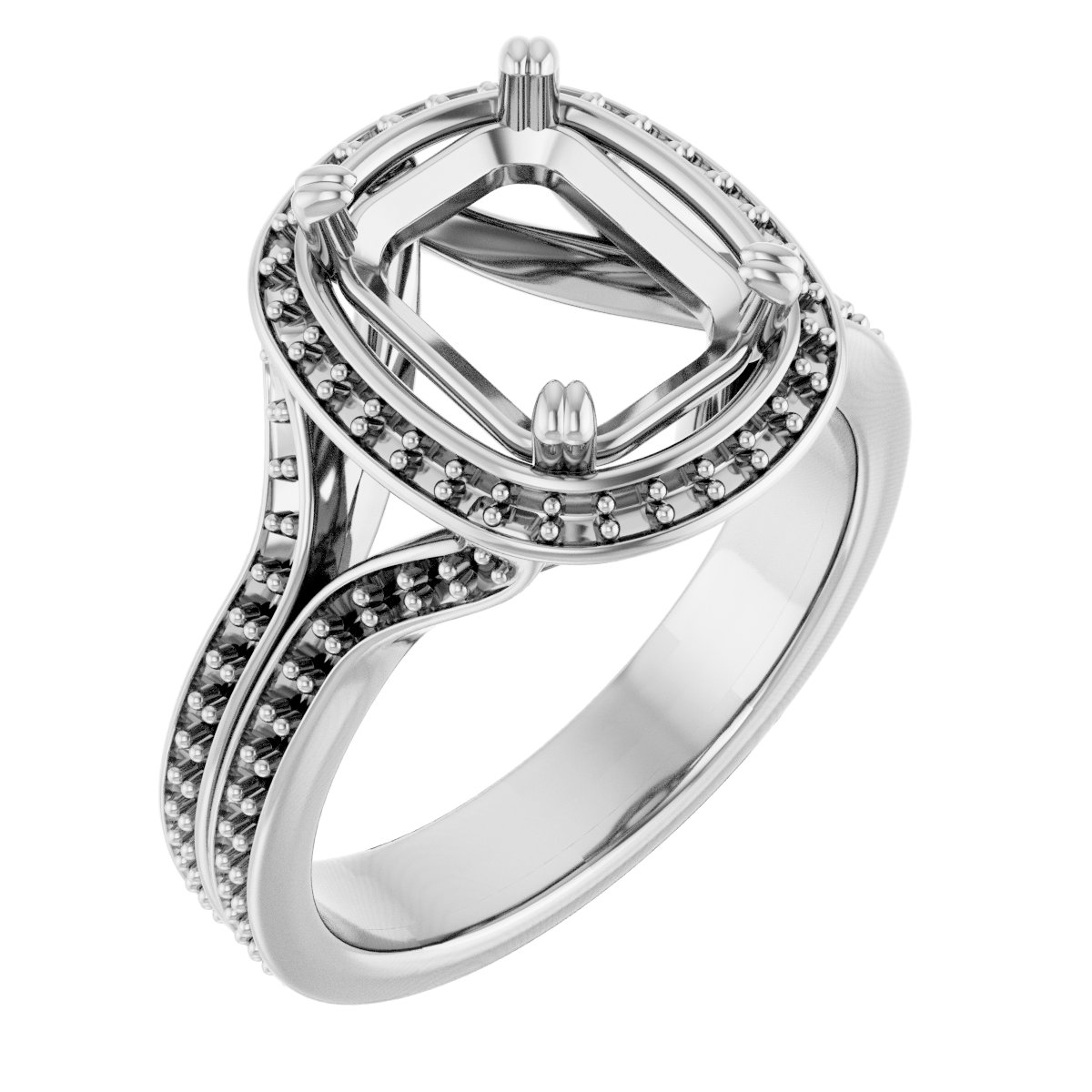 Halo-Style Engagement Ring