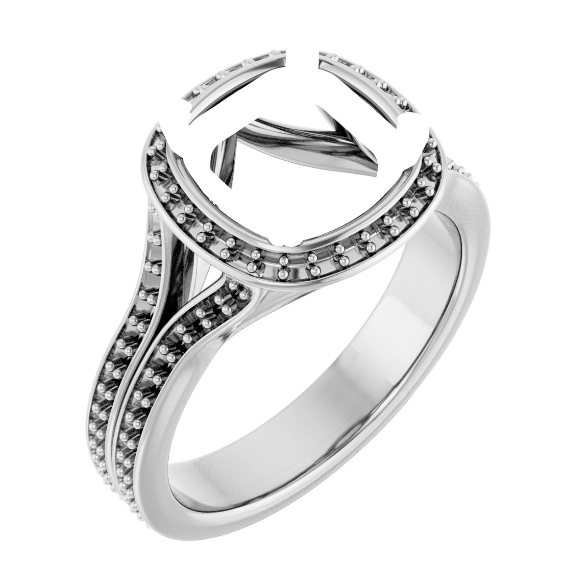 Halo-Style Engagement Ring