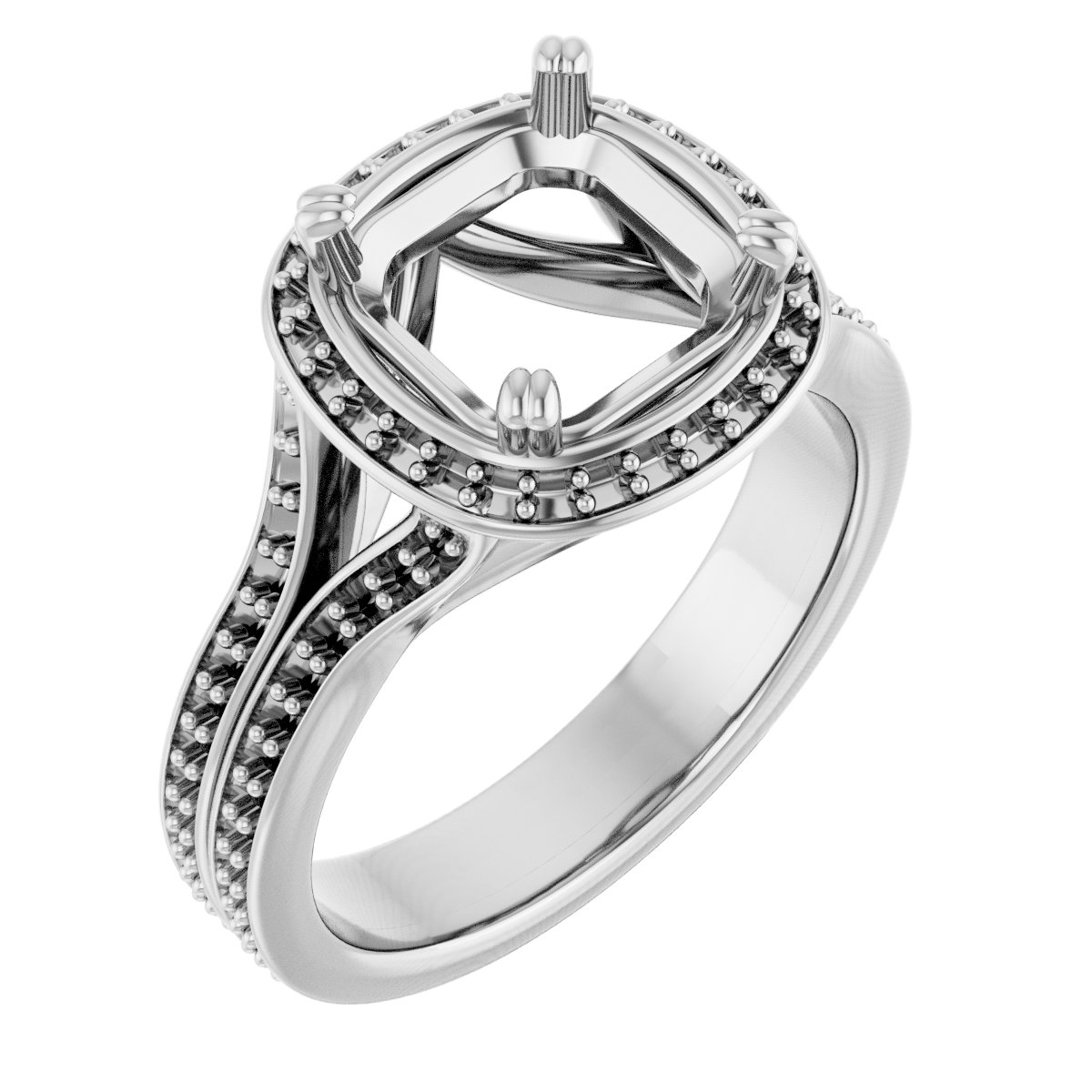 Halo-Style Engagement Ring
