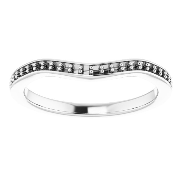 Band Mounting for 10 mm Square Ring view 3