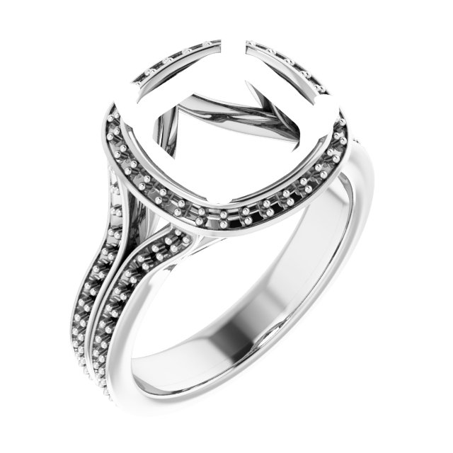 Halo-Style Engagement Ring
