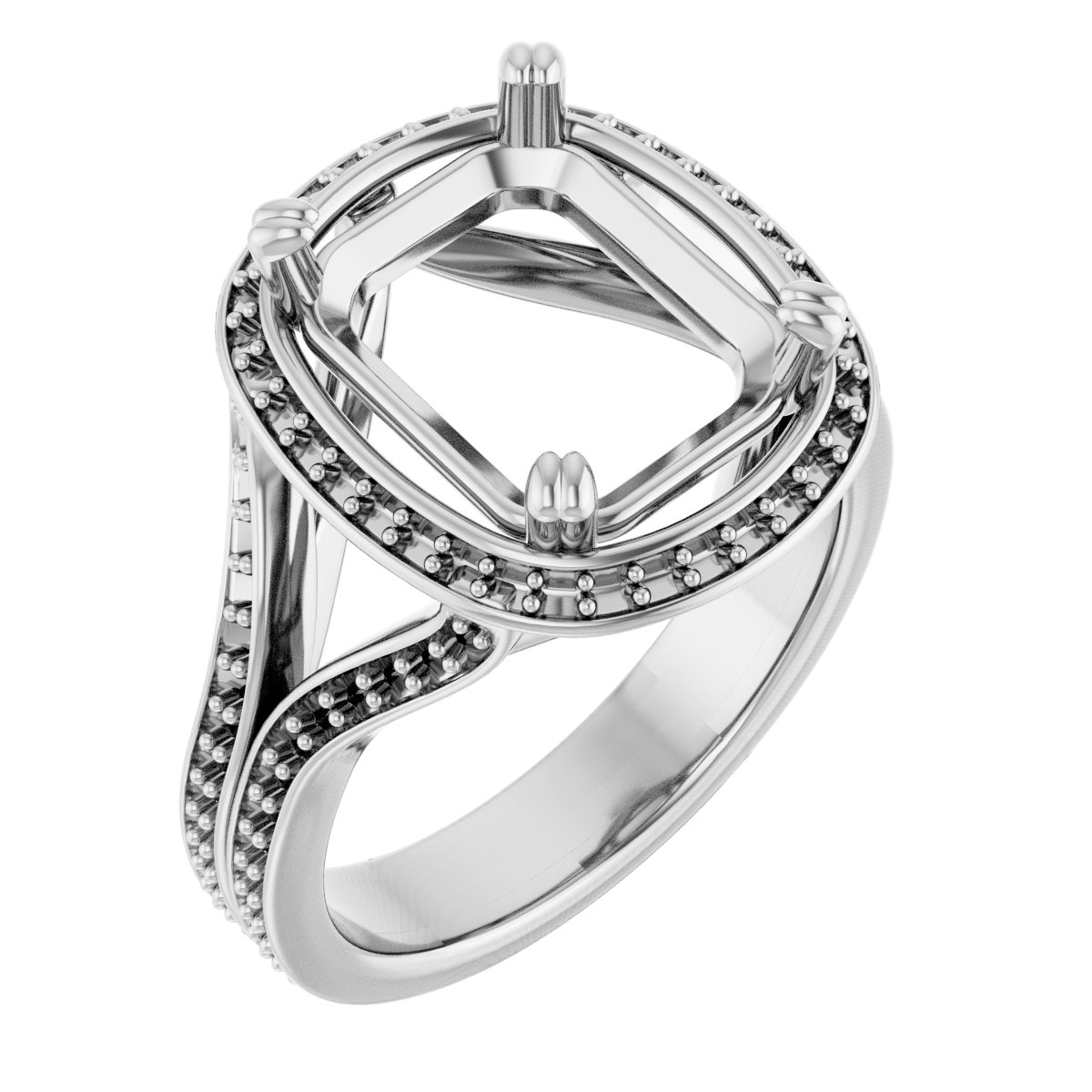 Halo-Style Engagement Ring