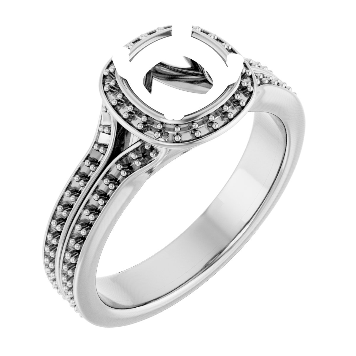 Halo-Style Engagement Ring