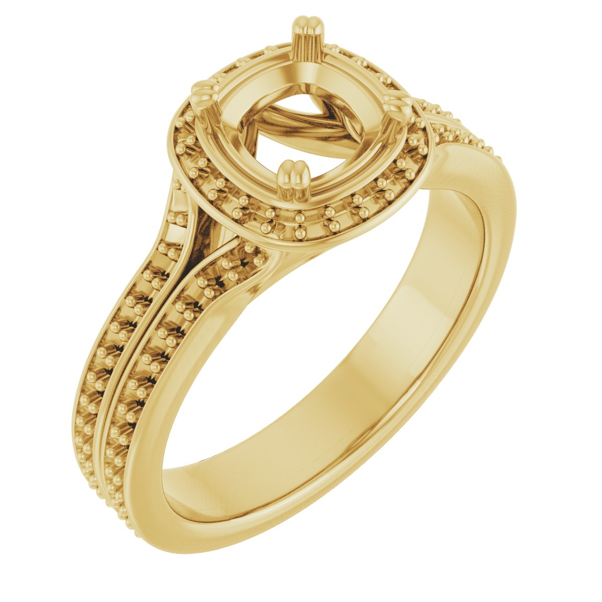 Halo-Style Engagement Ring
