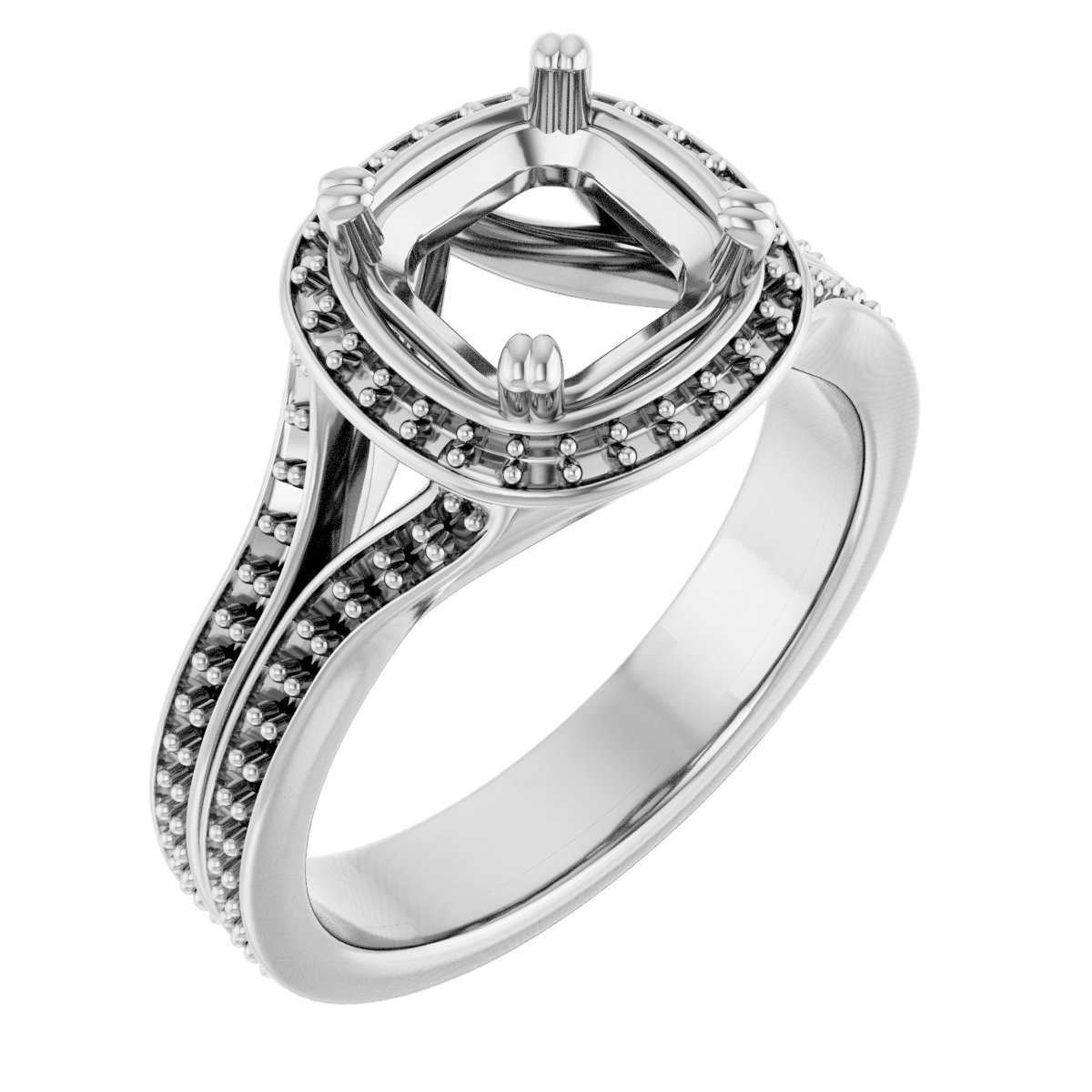 Halo-Style Engagement Ring