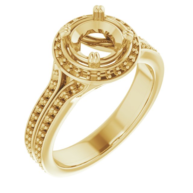 Halo-Style Engagement Ring