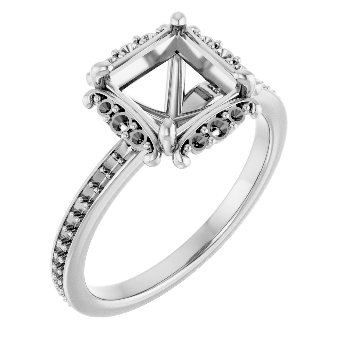 Halo-Style Engagement Ring