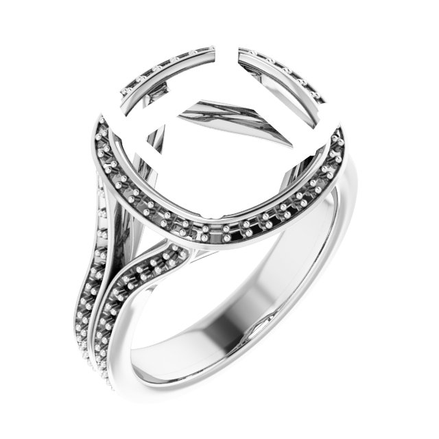 Halo-Style Engagement Ring