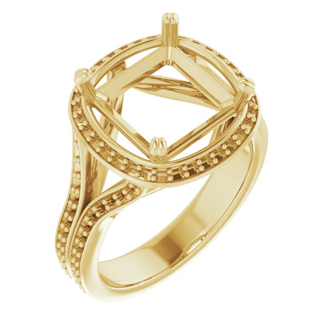 Halo-Style Engagement Ring