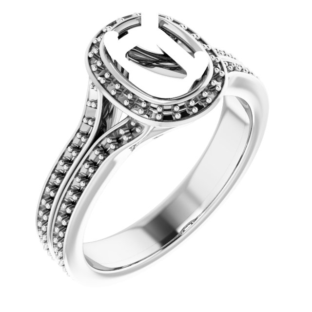Halo-Style Engagement Ring