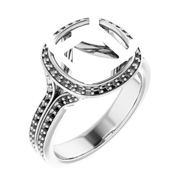 Halo-Style Engagement Ring