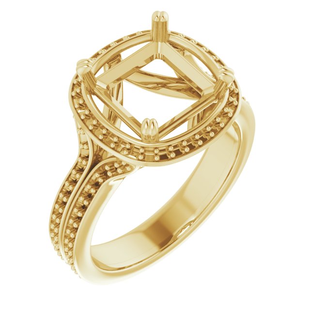 Halo-Style Engagement Ring