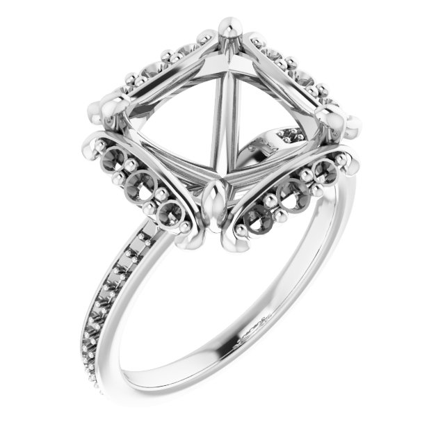 Halo-Style Engagement Ring