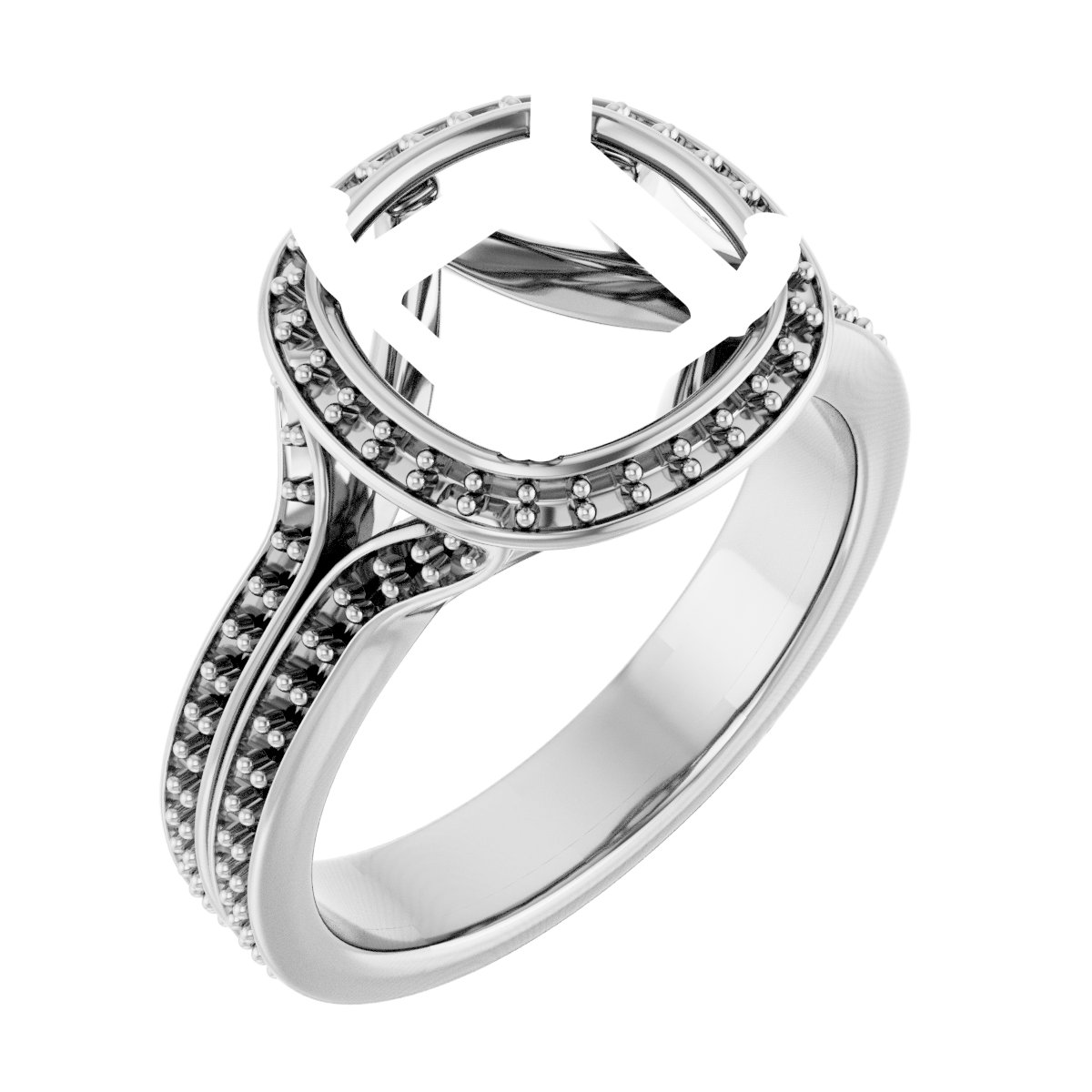 Halo-Style Engagement Ring