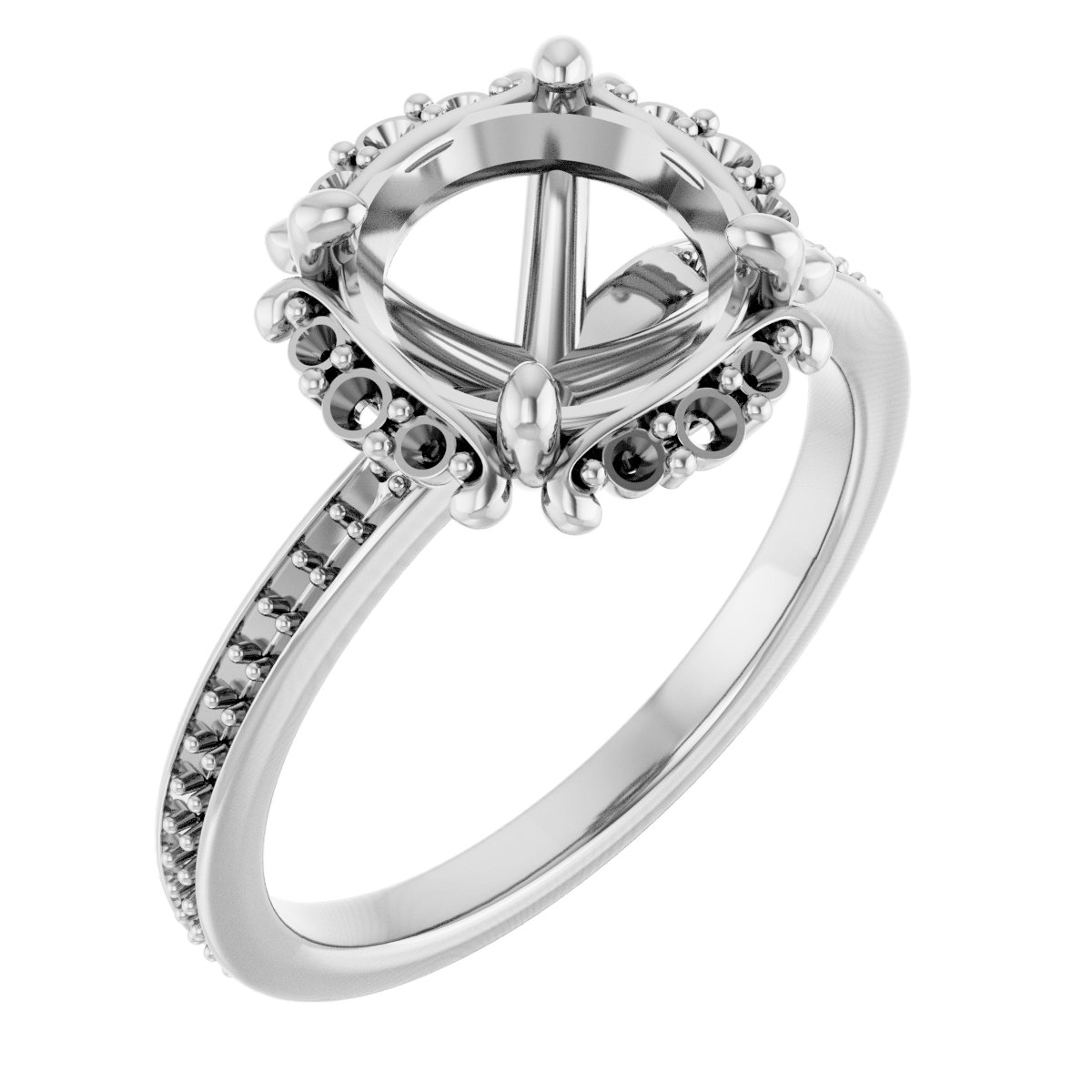 Halo-Style Engagement Ring