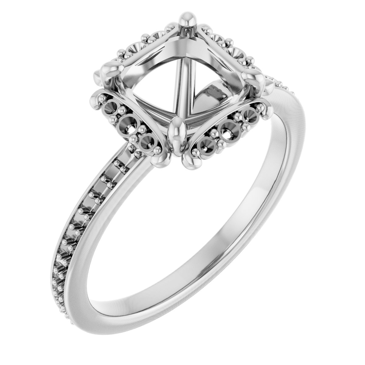 Halo-Style Engagement Ring