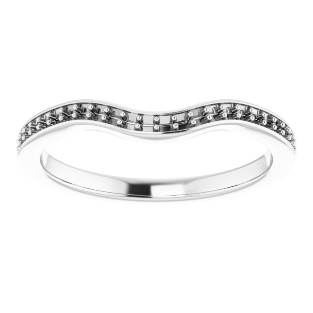 Band Mounting for 4 mm Square Ring view 3