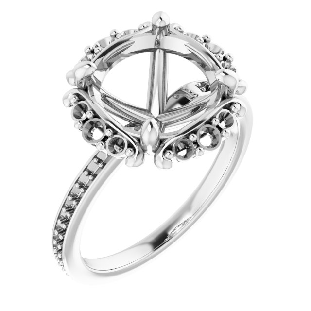 Halo-Style Engagement Ring