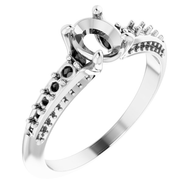 Accented Engagement Ring