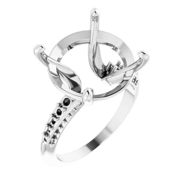 Accented Engagement Ring
