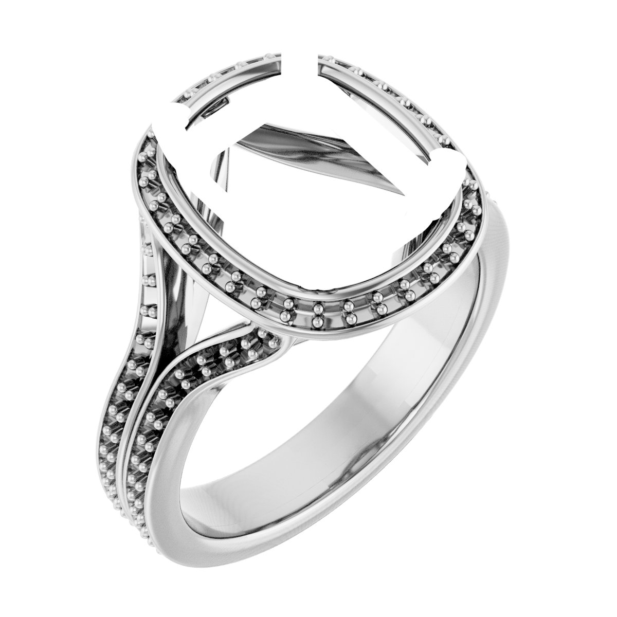 Halo-Style Engagement Ring