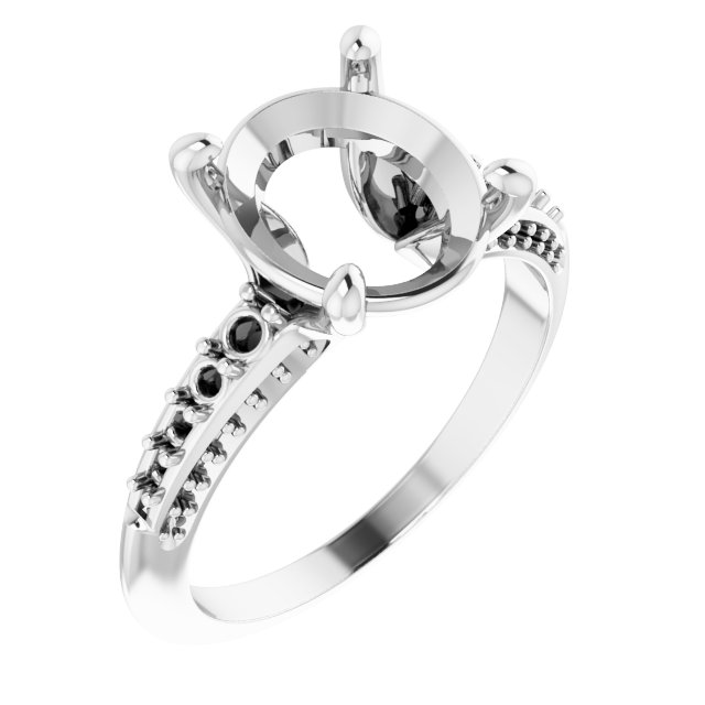 Accented Engagement Ring