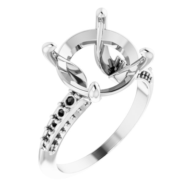 Accented Engagement Ring
