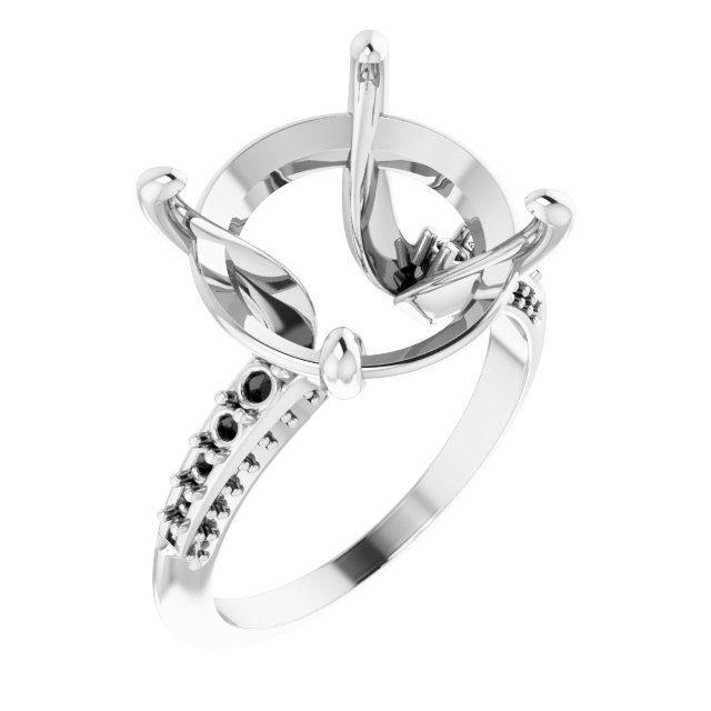 Accented Engagement Ring